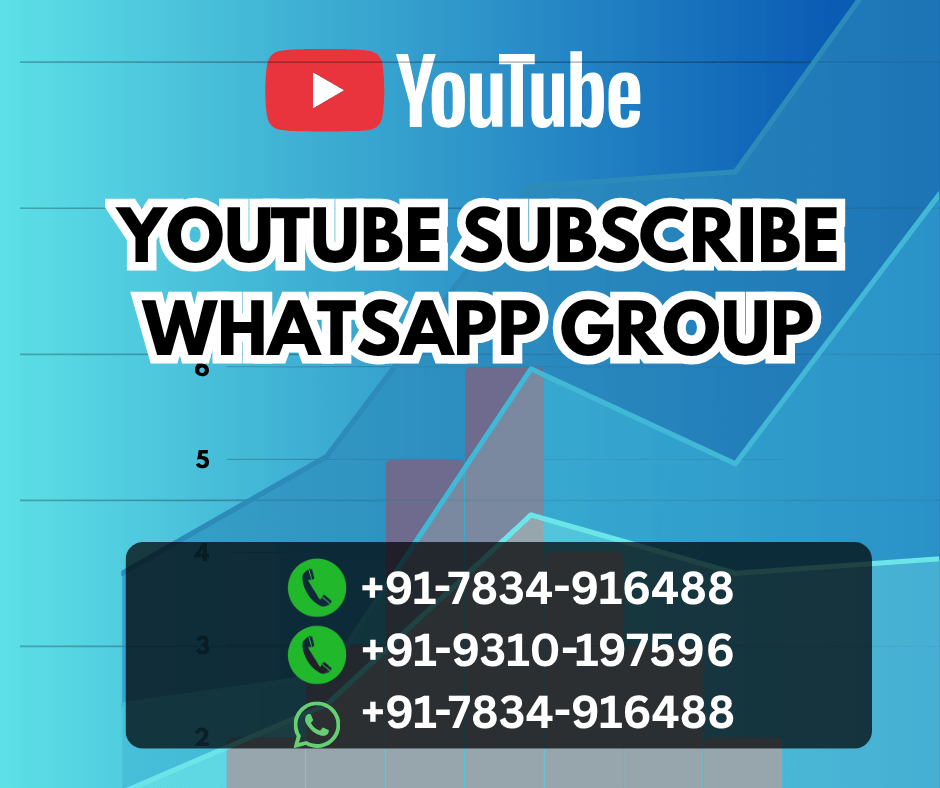 youtube subscribe whatsapp group